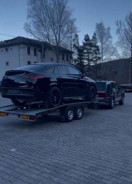 Tractari Auto Sibiu Transport Autoutilitare Utilaje ATV Moto Platforma