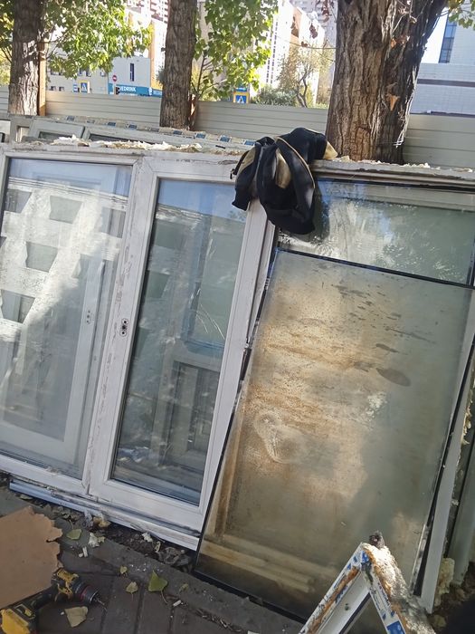 Пластик окно б/у