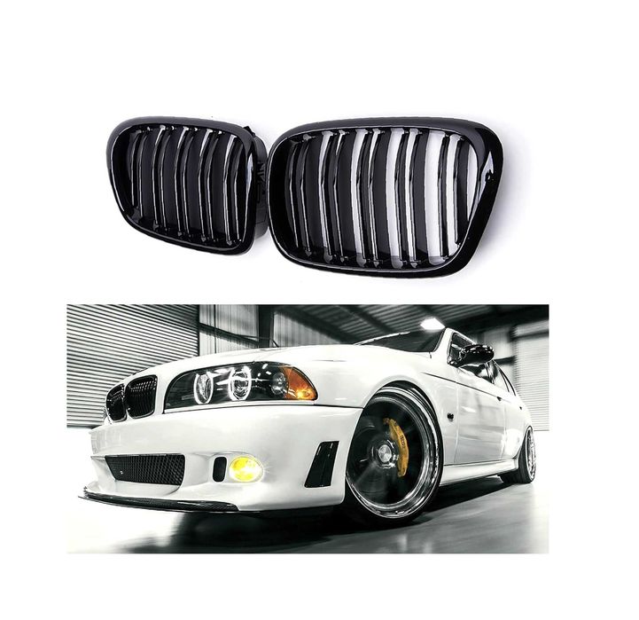 Двойни M5 M Бъбреци Решетки BMW E39 от 1995 до 2004 БМВ Е39 Гланц 5