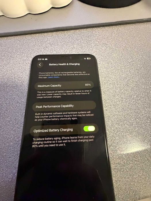 iPhone 11 Pro Max, 256GB, Matte Silver+Husa Magsafe