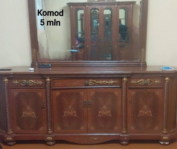 Стенка для гостиной + комод с зеркалом