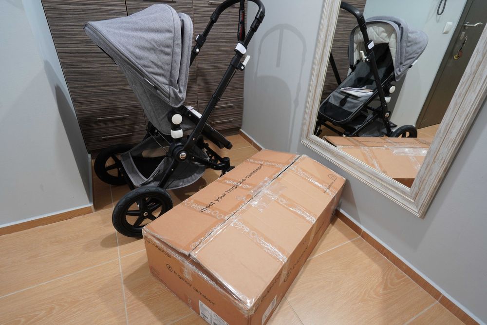 Дизайнерска количика Bogaboo Cameleon 3 Melange Grey + Бонуси Stokke