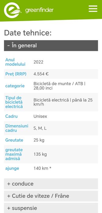 Bicicleta electrica E framer  Grimsel