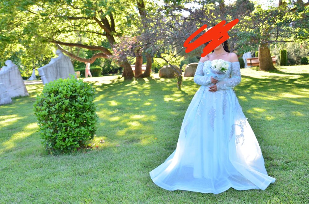 Бална рокля в зелено