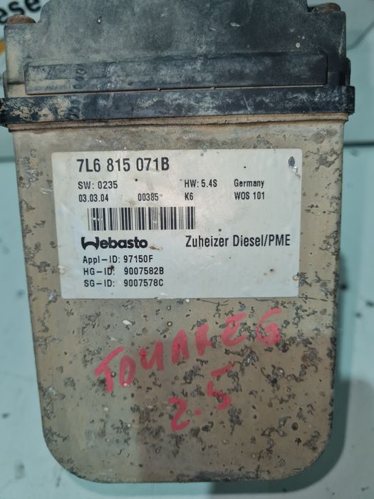 WEBASTO  Volkswagen Touareg 7L  an 2002-2008 cod 7L6815071B