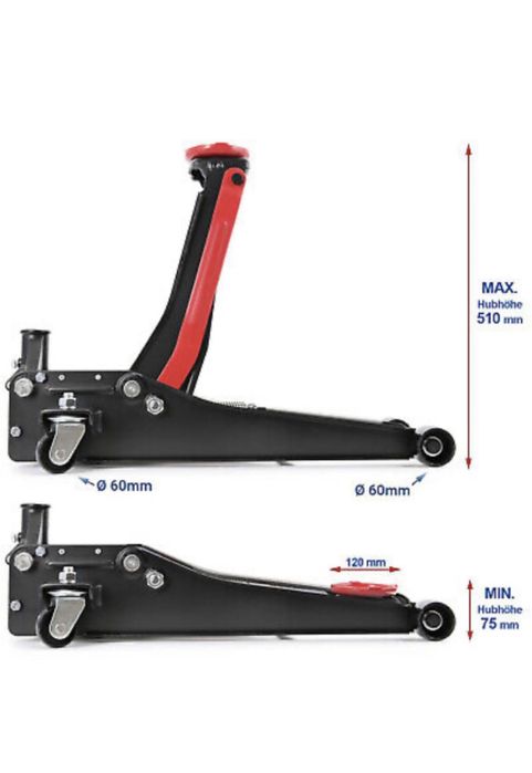 Крик крокодил нископрофилен, 3 тона, ROCKFORCE с 2 Помпи