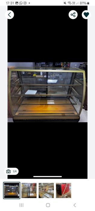 Ветринный холодильник для выпечки