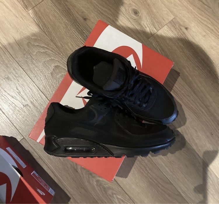 Nike air max 90 black 45.5 ОРИГИНАЛ