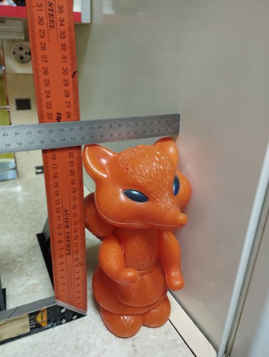 Игрушка из пластика (СССР) - Лиса