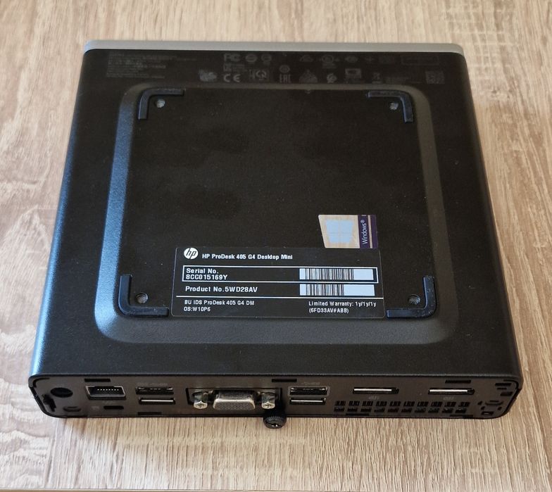 Mini PC gaming HP Ryzen 5 cu 16 GB DDR4