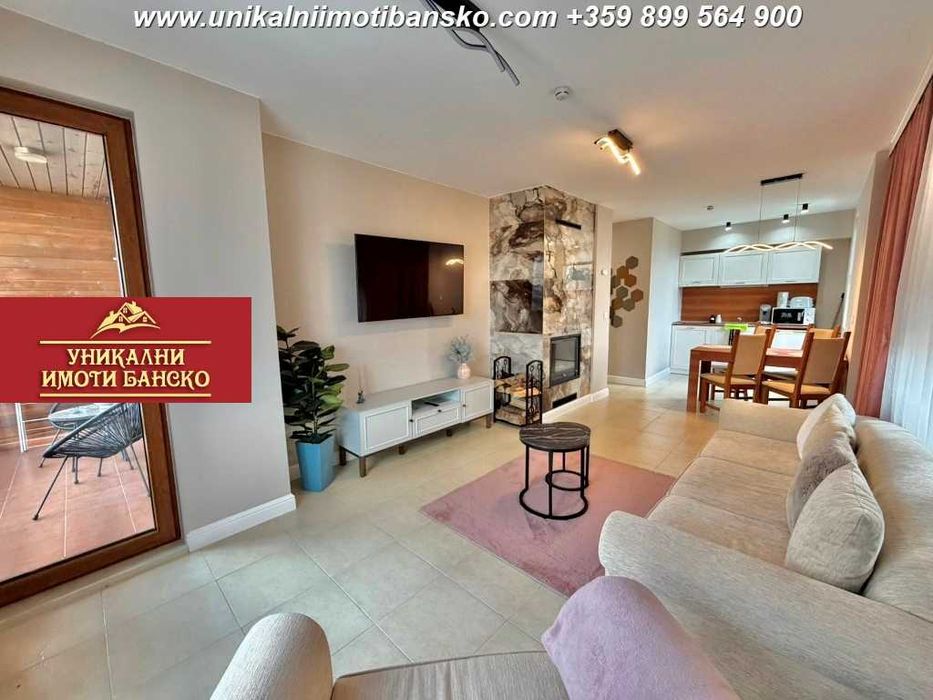 На метри от ски пътя! Двустаен апартамент за продажба в Банско