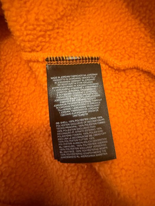 The North Face Yumiori Full-Zip Fleece Jacket in Agate Orange and Asphalt Grey