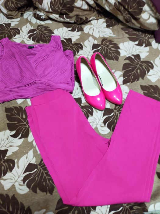 Set pantalon ,top,pantofi