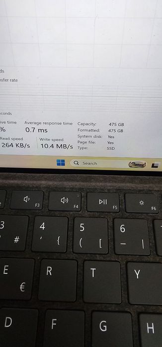 Tableta Microsoft Surface pro 8 intel. core i7 16 gb ram  512GB gb