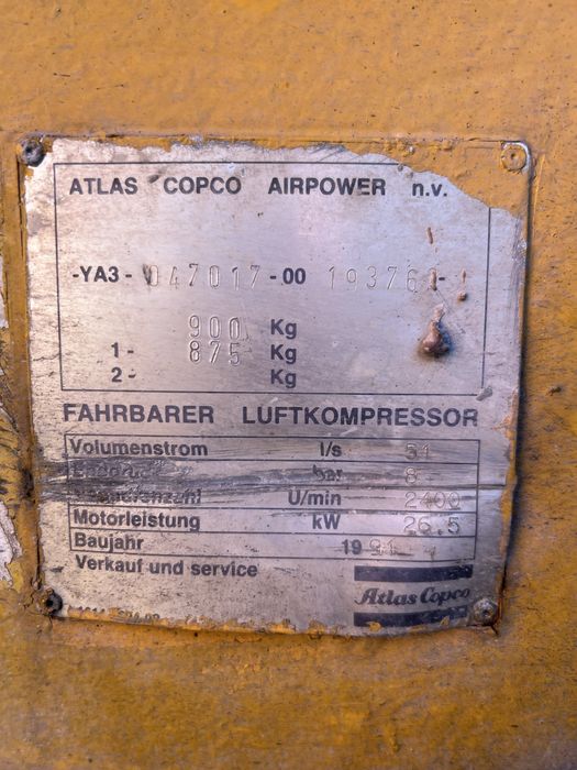 Дизелов трифазен генератор и компресор 16 kw