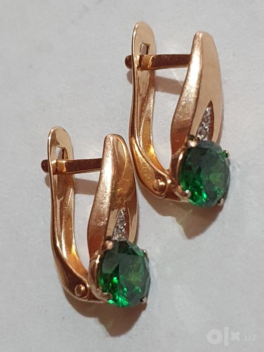 Сережки   золотые.