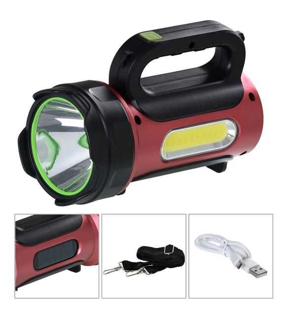 Къмпинг Фенер със Соларно зареждане 10W+COB LED