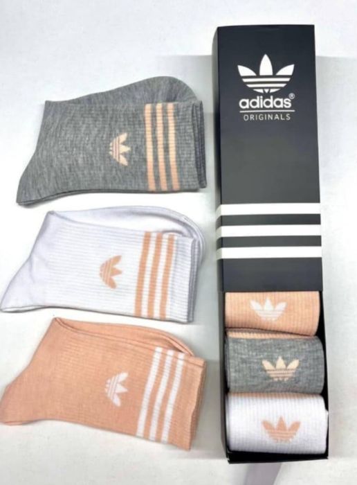 Set 6 perechi sosete Dama Adidas  scurte sau lungi
