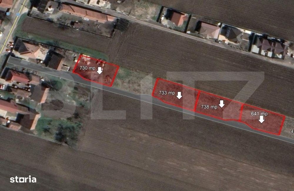 Parcele teren 735 mp (lot 4), Stupini