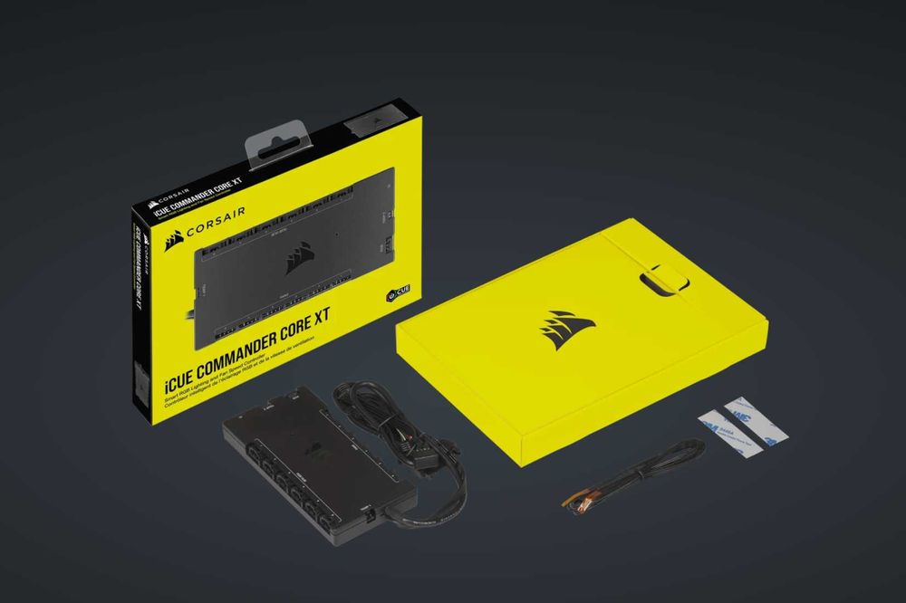 Corsair RGB 18 FANs controler iCUE Commander CORE XT НОВ