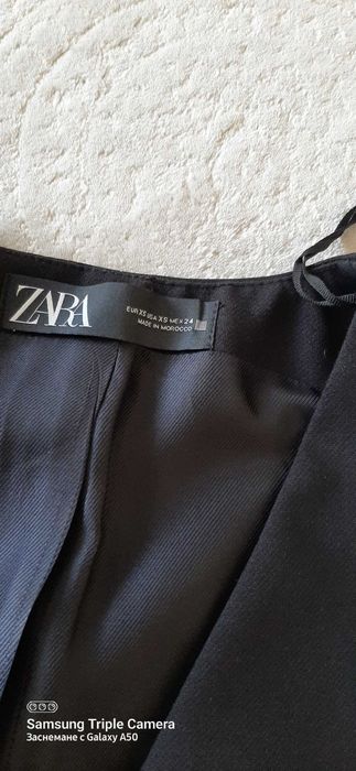 Zara черен елек ХС