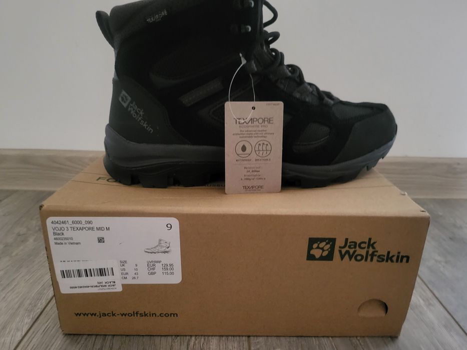 Jack Wolfskin Vojo 3 ghete nr.43 NOI