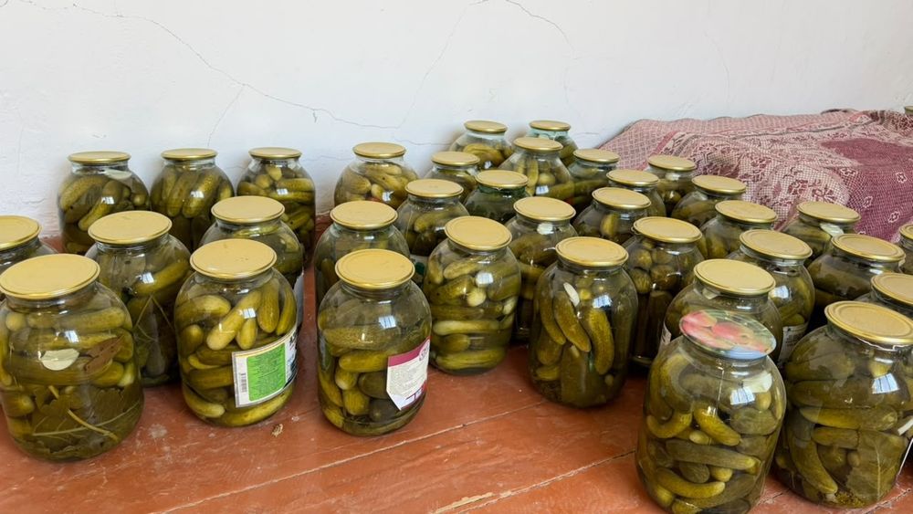 Домашнее соленье хрустящие