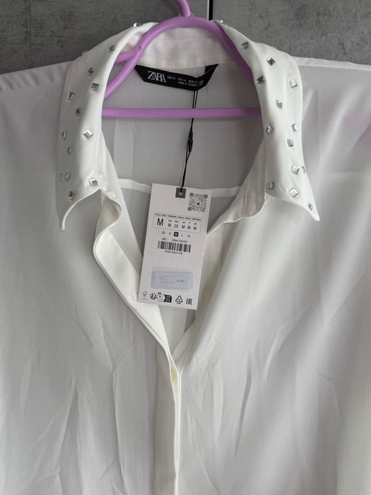 Риза zara М размер