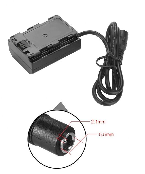 Alimentator priza NP-FZ100 Sony A7R5 A71II A7RIII A7S3 A7IV FX30 ZV-E1