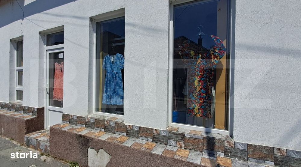 Spatiu Comercia, vad bun, curte 100 mp, zona Centrala, Fagaras