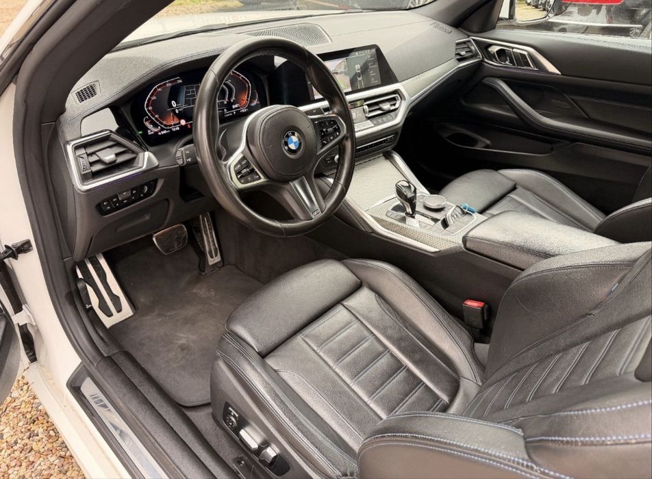 BMW 420D Mild Hybrid  cabrio M pack alpinweiss •import Germania •2021•