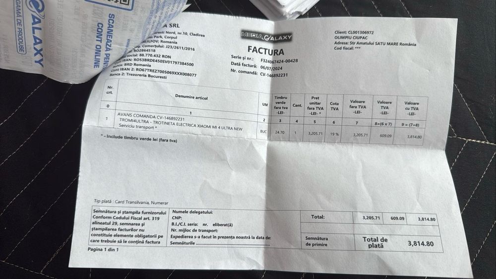 Trotineta Electrica Xiaomi Ultra 4 Scooter