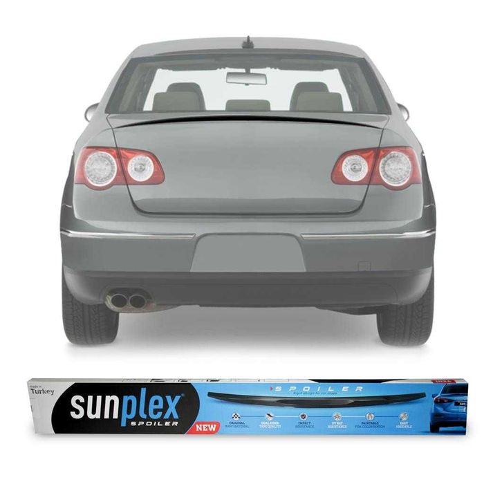 SUNPLEX Заден Спойлер ЛИП VW Passat B6 / Волксваген Пасат Б6 2006 - 10 ...