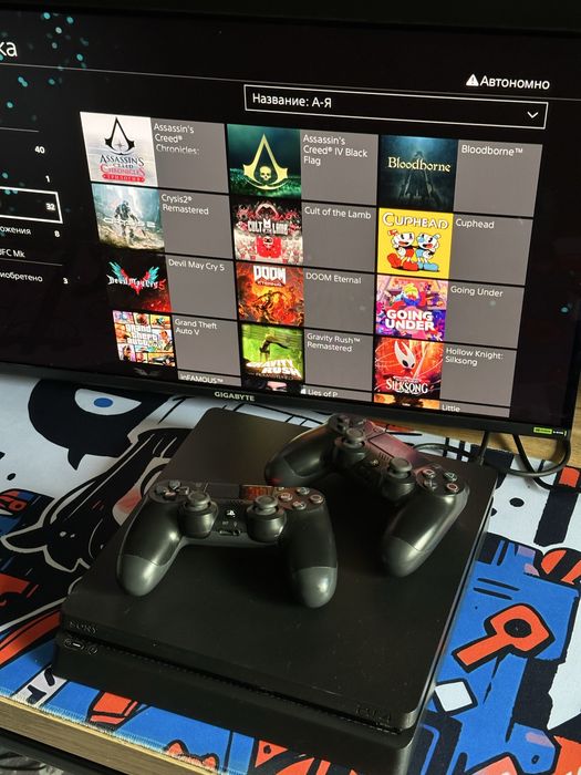 Рассрочка. 30 игр Прошитая playstation 4 slim 1tb