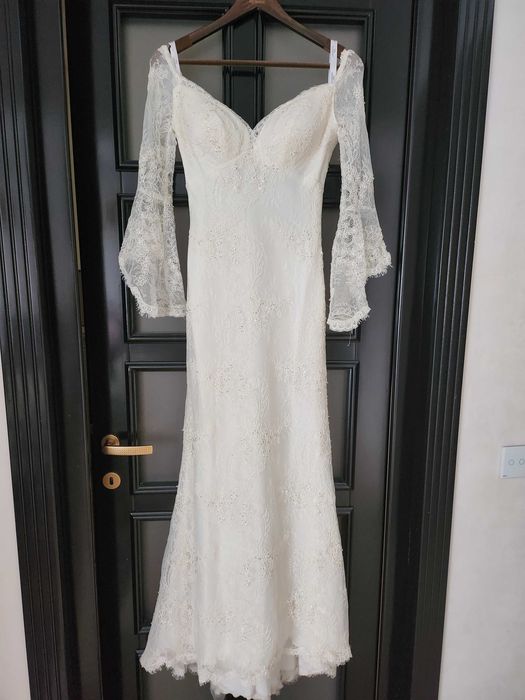 Rochie mireasă crem