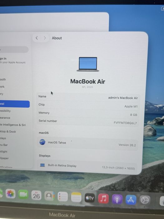 Apple MacBook Air 13" M1 256SSD