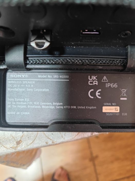 Vând boxa cu Bluetooth Sony XG 500