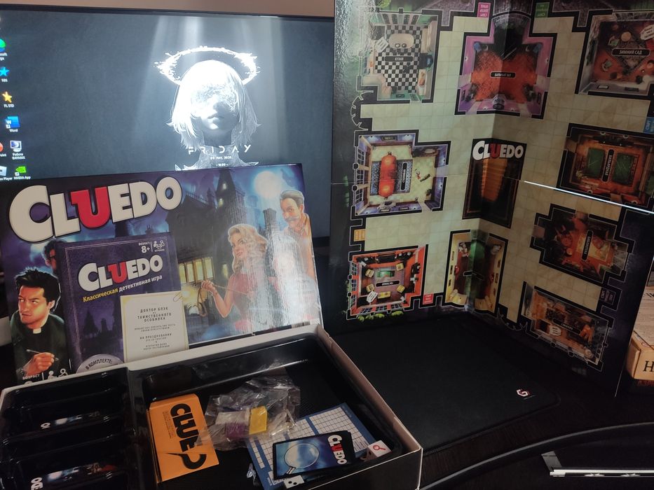 Настольные игры Манчкин,Клуедо, Взрывные котята