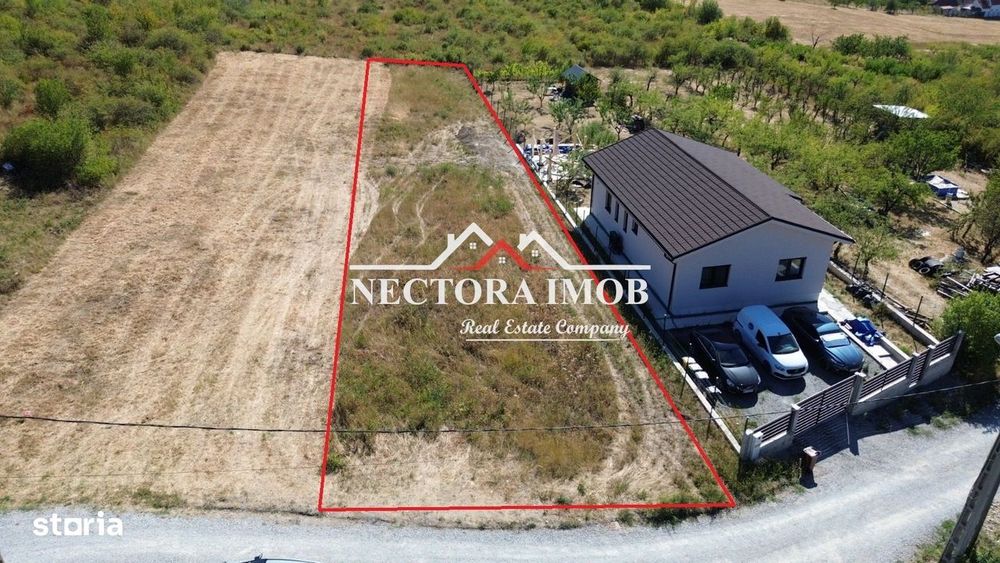NECTORA IMOB-Teren Intravilan 1000 mp cu front 14,7 ml, Zona. Gh. Doja
