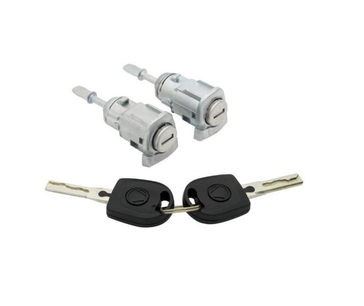 Set yale incuietoare usa VW GOLF 4; LUPO, 1998-2005; POLO, 2001-2009; TRANSPORTER/MULTIVAN (T5), 2003-2015; BEETLE, 1998-2010; BORA 1998-2005; FOX, 2005-; Skoda FABIA 6Y, 2000-2007; OCTAVIA (1U), 1997-2010