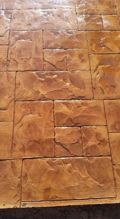 Beton amprentat elicopterizat pavaj gard decorativa ieftin piatra