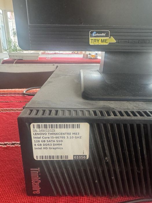Компютър LENOVO Thinkcenter M83 & Монитор ASUS