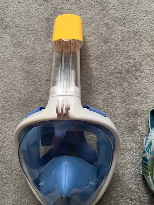 Mască snorkel Subea Easybreath si labe inotatoare