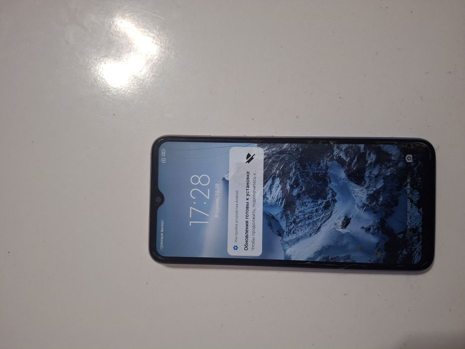 Redmi 9c 128 гб с защитным экраном