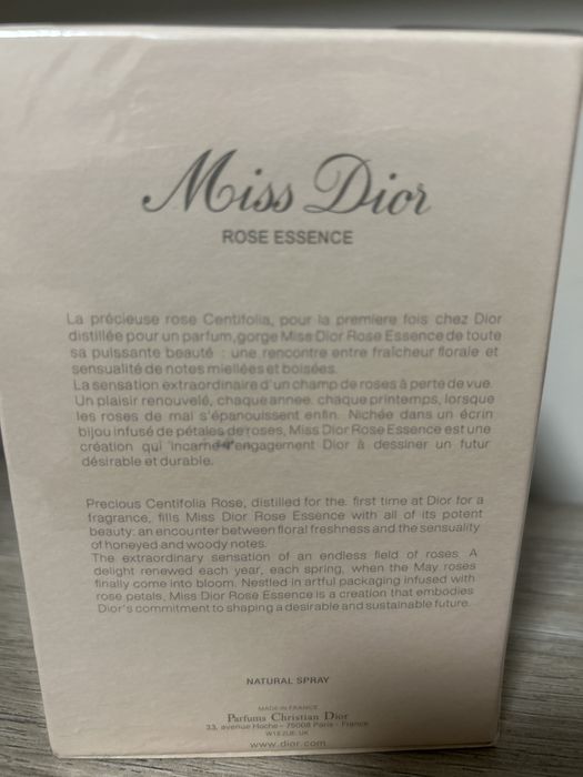 Miss dior rose essence