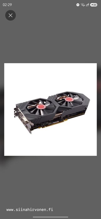 AMD RX 580 8 gb videokarta