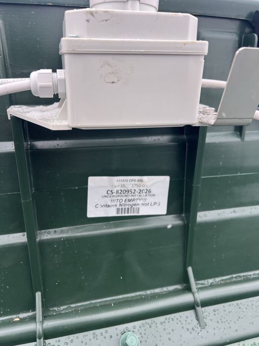 Rezervor Gpl subteran orizontal 1750 L