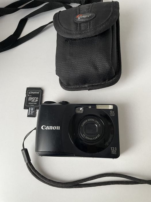 Camera Foto Digitala CANON PowerShot A1200 HD, PC1586 Black 12.1 MP 4X Optical Zoom