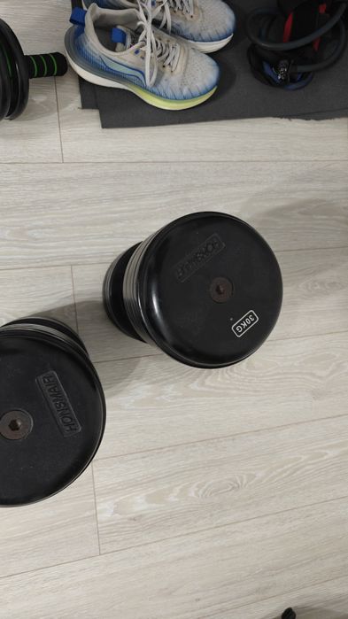 Gantere profesionale 30 kg +30kg urgent!