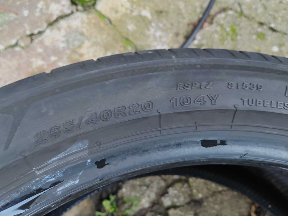 265/40/20 1бр.Bridgestone гума